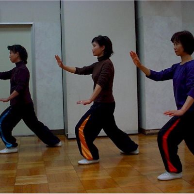ニットパンツ 練習風景(2)