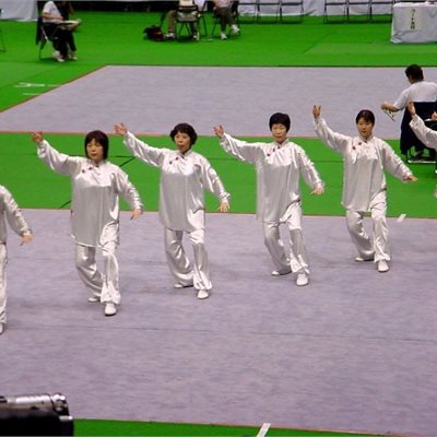 2006全日本 新潟県代表の皆さん。 オリジナル05の表演服でかわいく初出場です。