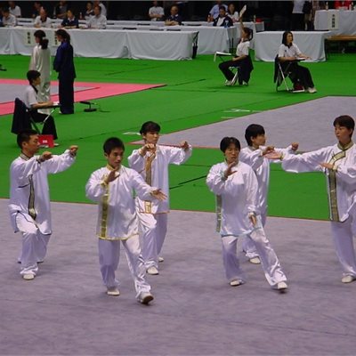 2006全日本 長野県代表の皆さん。 オリジナル07の表演服で 華麗に表演