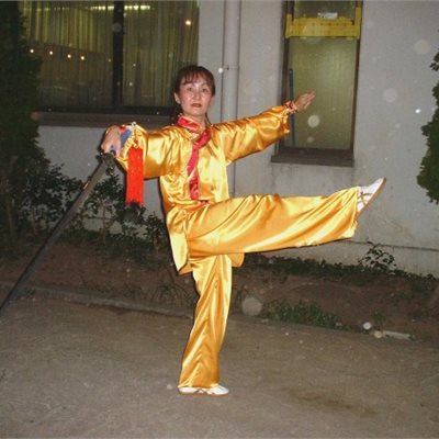 夕涼み会 あられさん剣の表演