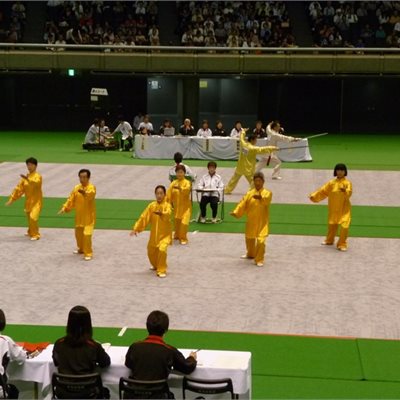 「集団」群馬県代表チームのみなさんです。 練習より揃ってますね!!!