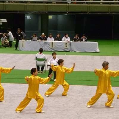 「集団」群馬県代表チームのみなさんです。 練習より揃ってますね!!!