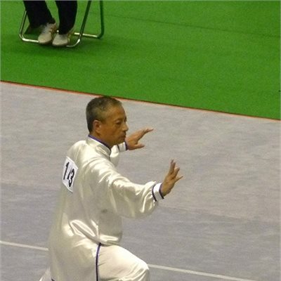 「第32回全日本武術太極拳選手権大会」 「男子陳式太極拳」 館林市在住の太極拳仲間Kさん。 目標の8.6まであと少しです!