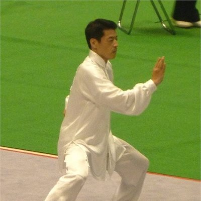 「第32回全日本武術太極拳選手権大会」 「男子陳式太極拳」愛媛県代表のO選手です トレーニングで大変身された方です! 「大阪W-1グランプリ」に向けてまだまだ鍛えている最中だそうです。