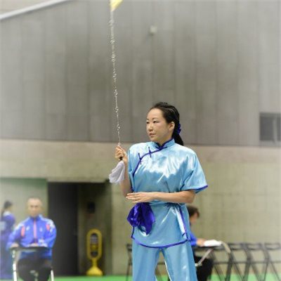 「第32回全日本武術太極拳選手権大会」 初日の「女子伝統器械」3位のY選手