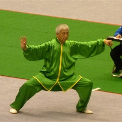 「第32回全日本武術太極拳選手権大会」 「男子陳式太極拳」 毎年連続出場されている杉山先生です。 長い間陳式太極拳を御指導いただきました。 御年81歳! まだまだ現役です!