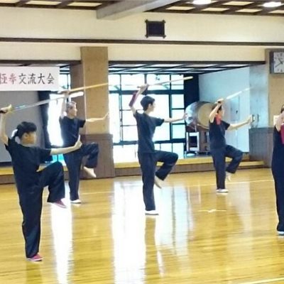 第24回太田市武術太極拳協会交流大会 左手前が岳陽堂さんの期待の新星、 菜摘ちゃんです !