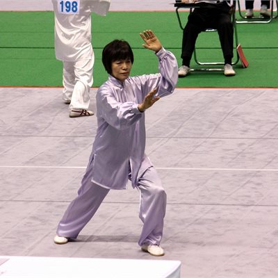 第33回全日本大会 第1日目、1組1番のH選手、 1番は緊張しますよね・・・
