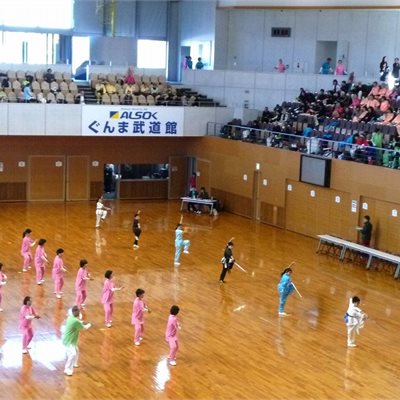 子どもたちの長拳の表演もあります。