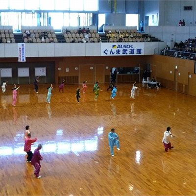 子どもたちの長拳の表演もあります。