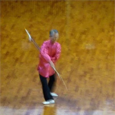 珍しい「春秋大刀」 Sさんの十八番です。