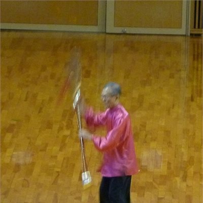 珍しい「春秋大刀」 Sさんの十八番です。
