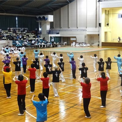 2018年6月3日「桐生市武道振興会」 桐生市の各お教室の皆さんで一緒に表演