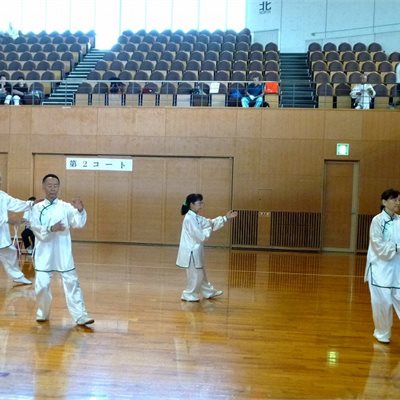 毎年恒例の「武術太極拳競技大会」が9月16日開催されました。 「高崎太極拳舞遊会」の皆さんです。