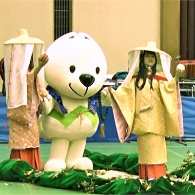 わかやまのゆるキャラきいちゃんも応援です!