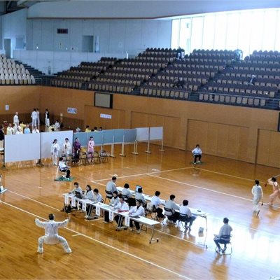 群馬県武術太極拳選手権大会 皆さん1年の練習の成果を発揮して競技に臨みます。