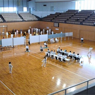 群馬県武術太極拳選手権大会 皆さん1年の練習の成果を発揮して競技に臨みます。