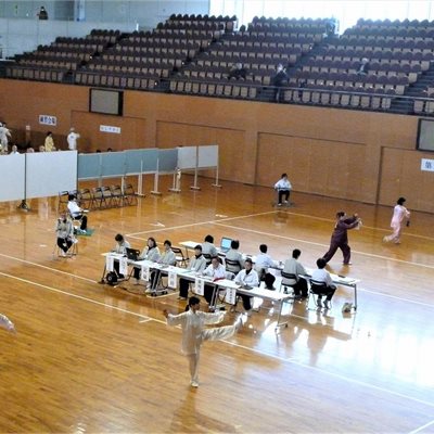 群馬県武術太極拳選手権大会 皆さん1年の練習の成果を発揮して競技に臨みます。