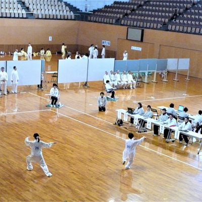 群馬県武術太極拳選手権大会 皆さん1年の練習の成果を発揮して競技に臨みます。