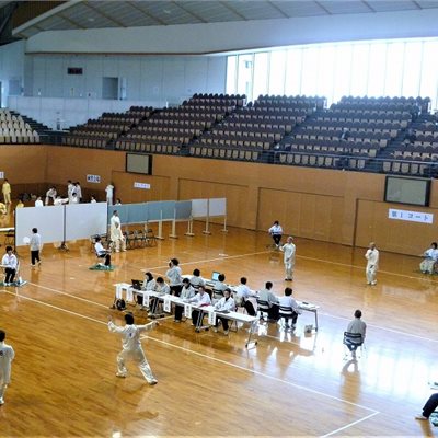 群馬県武術太極拳選手権大会 皆さん1年の練習の成果を発揮して競技に臨みます。