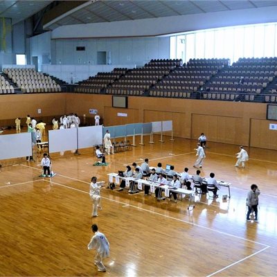 群馬県武術太極拳選手権大会 皆さん1年の練習の成果を発揮して競技に臨みます。