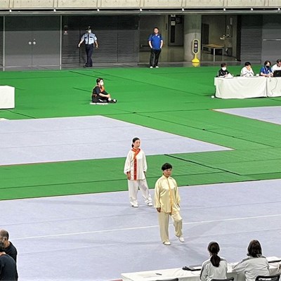 「第40回全日本武術太極拳選手権大会」 7月14、15、16日千駄ヶ谷東京体育館にて「第40回全日本武術太極拳選手権大会」が開催されました。