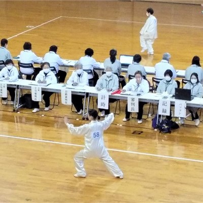 「群馬県武術太極拳選手権大会」続き コロナ禍で交流大会等出来ない事が多かったので久しぶり活気のある一日となりました。