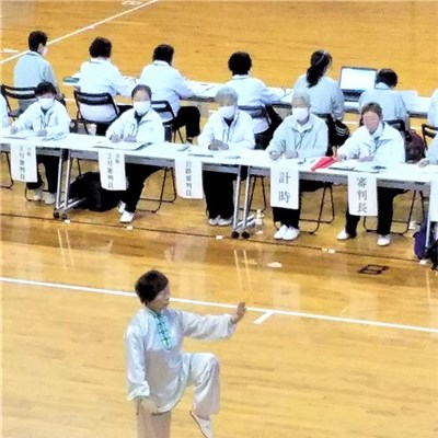 「群馬県武術太極拳選手権大会」続き コロナ禍で交流大会等出来ない事が多かったので久しぶり活気のある一日となりました。