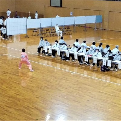 「群馬県武術太極拳選手権大会」続き コロナ禍で交流大会等出来ない事が多かったので久しぶり活気のある一日となりました。